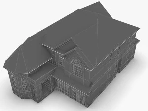 cottage house collection 3D Model