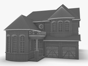 cottage house collection 3D 모델