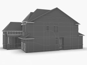 cottage house collection 3D Model