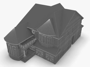 cottage house collection 3D Model