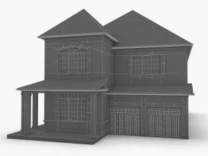 cottage house collection 3D Model