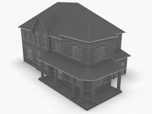 cottage house collection 3D Model