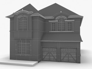 cottage house collection 3D 모델