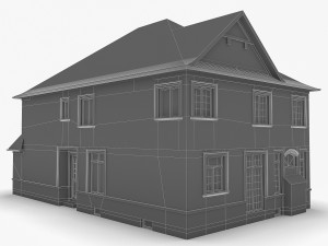 cottage house collection 3D 모델