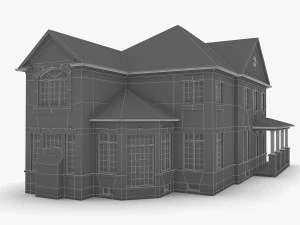 cottage house collection 3D Model