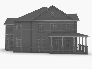 cottage house collection 3D 모델