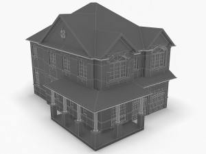 cottage house collection 3D 모델