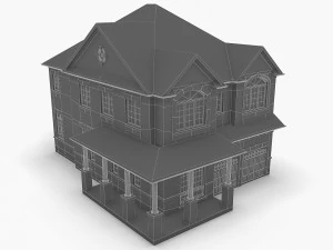 cottage house collection 3D Model