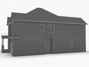 cottage house collection 3D Model