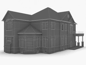 cottage house collection 3D Model