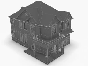 cottage house collection 3D Model