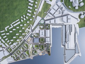 stockholm seafront urban area 3D Model