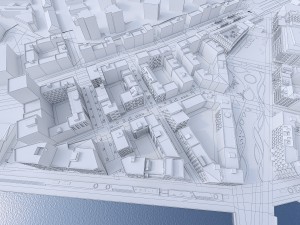 stockholm seafront urban area 3D Model