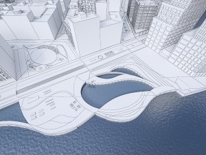 stockholm seafront urban area 3D Model