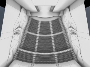 theater interior 1200 seats 3D Model