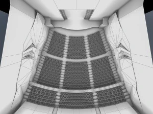 theater interior 1200 seats 3D Model