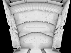 theater interior 1200 seats 3D Model