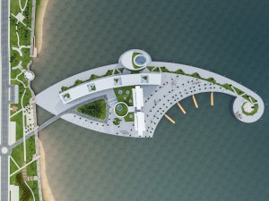 hotel resort complex 3D 模型