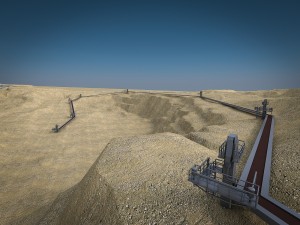 industrial mining factory 3D 모델