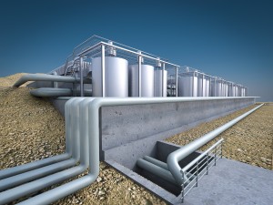 industrial mining factory 3D 모델