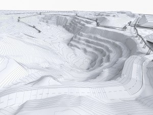 industrial mining factory 3D 모델