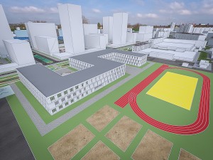 residential and industrial urban area Modelo 3D