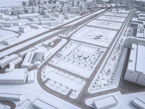 residential and industrial urban area Modelo 3D