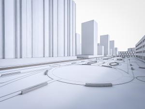 residential and industrial urban area Modelo 3D