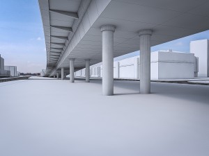 residential and industrial urban area Modelo 3D