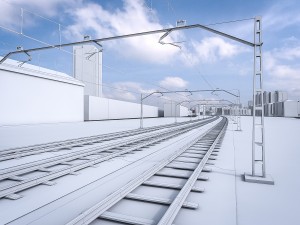 residential and industrial urban area Modelo 3D