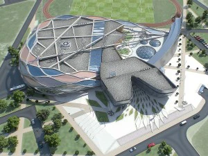 sport complex exterior interiors 3D Model