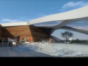 sport complex exterior interiors 3D Model