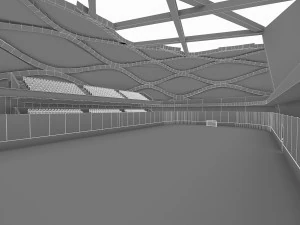 sport complex exterior interiors 3D Model