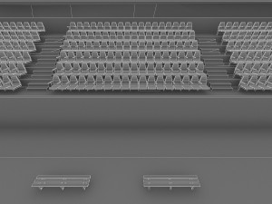 sport complex exterior interiors Modello 3D