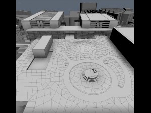 campus buildings set 3D Model