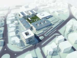 campus buildings set 3D Model
