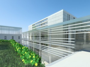 campus buildings set 3D Model