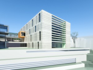 campus buildings set 3D Model