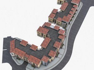 residential complex 3D मॉडल
