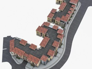 residential complex 3D Model