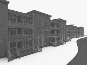 residential complex 3D 모델