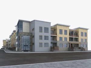 residential complex 3D Model