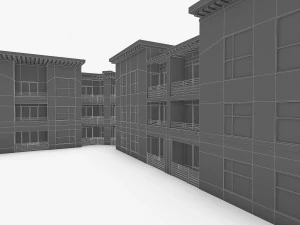 residential complex 3D Model