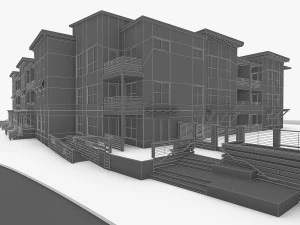 residential complex 3D Model