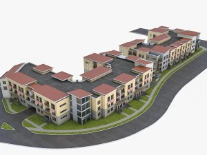 residential complex 3D Model