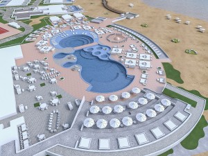 beach residences resort 3D Model