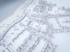 beach residences resort 3D Model