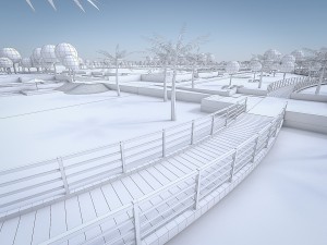 beach residences resort 3D Model