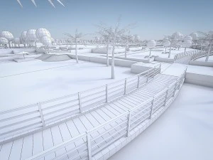beach residences resort 3D Model