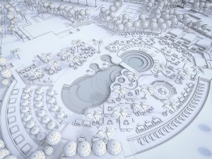 beach residences resort 3D Model